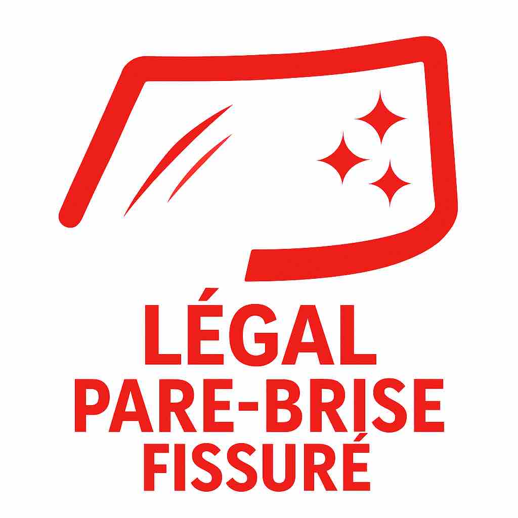 Légal 100% Pare-Brise fissuré
